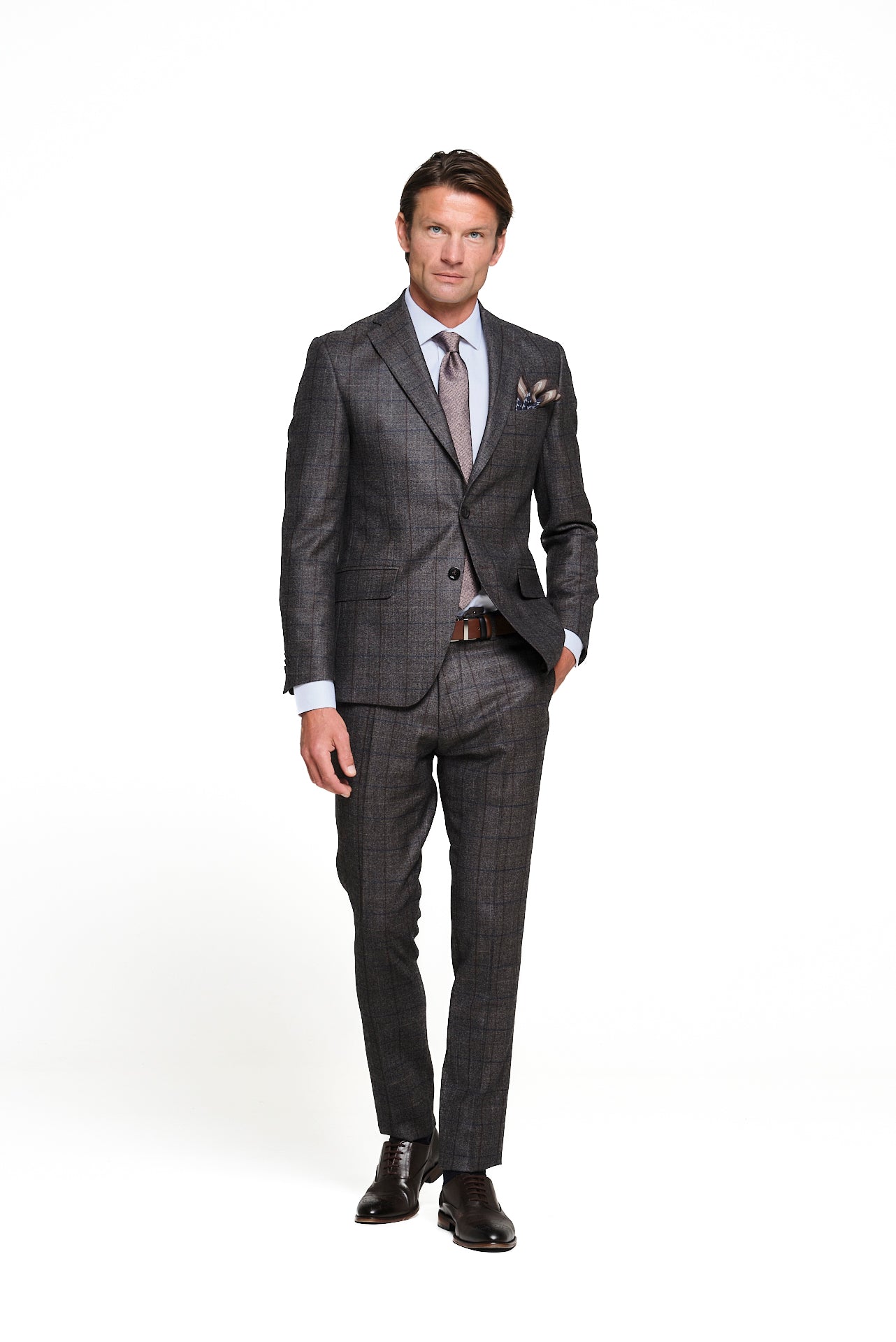 ΑΝΔΡΙΚΟ ΚΑΦΕ ΚΟΣΤΟΥΜΙ VITALE BARBERIS CANONICO SLIM FIT PORTOBELLO'S