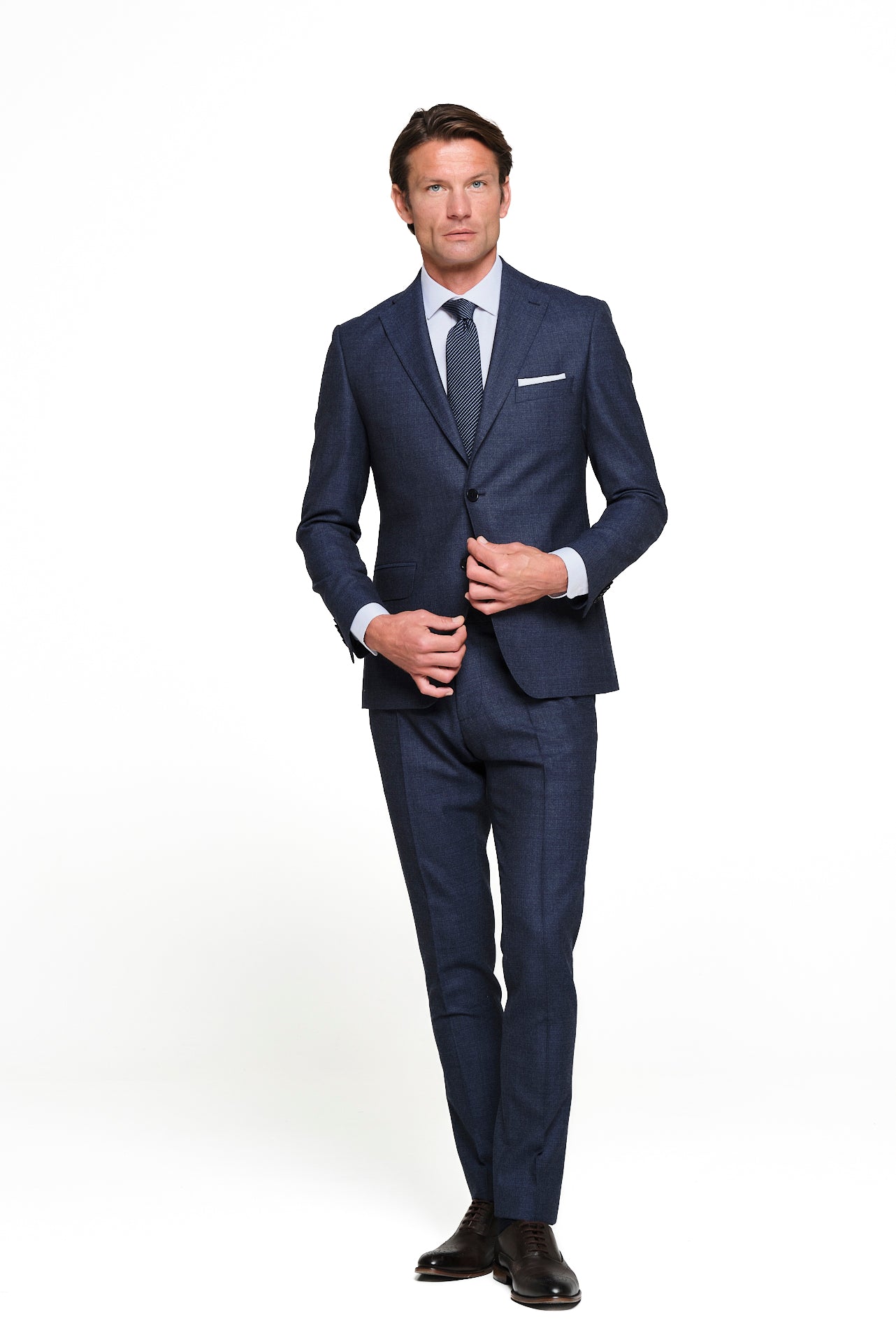 ΑΝΔΡΙΚΟ ΜΠΛΕ ΚΟΣΤΟΥΜΙ VITALE BARBERIS CANONICO SLIM FIT PORTOBELLO'S